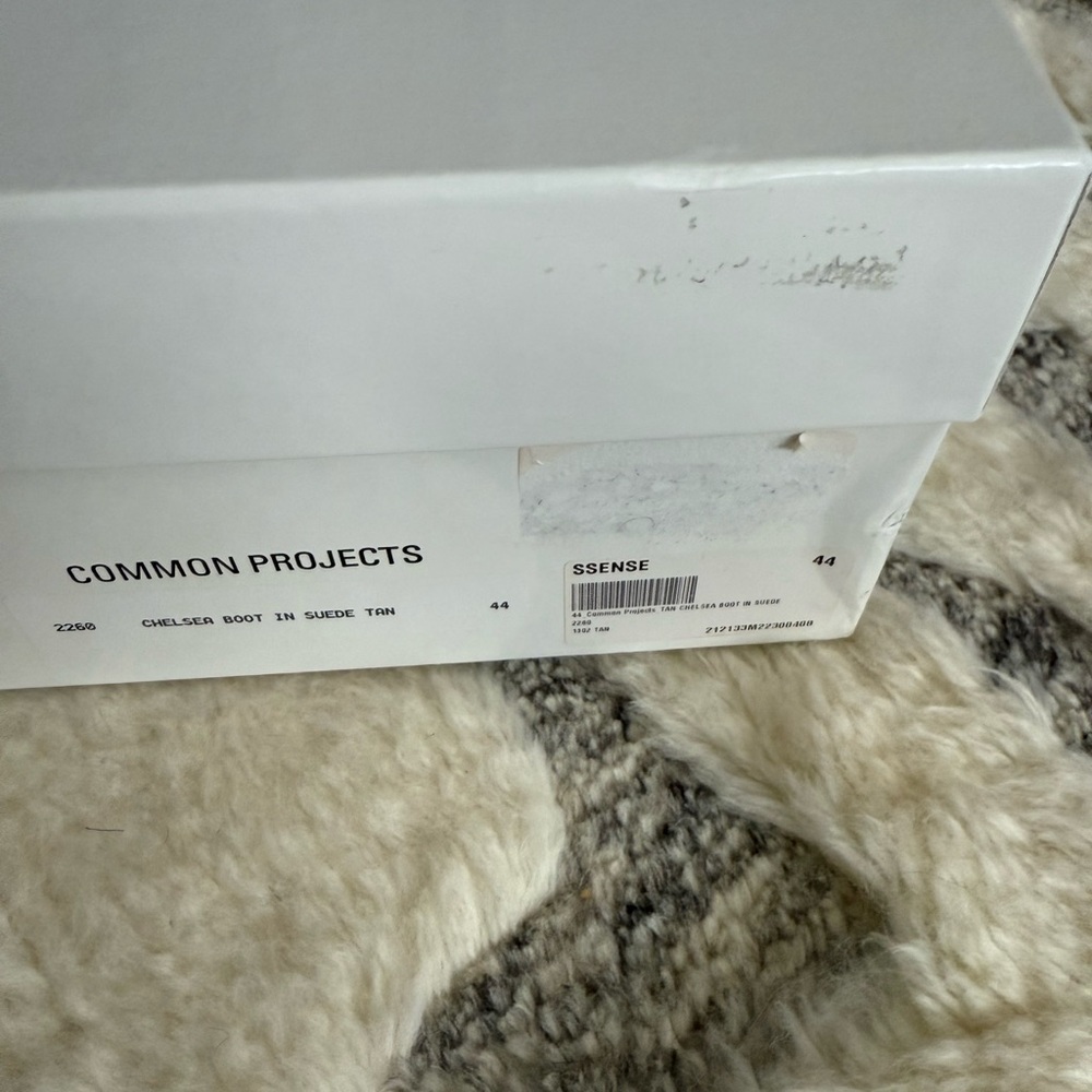 Common Projects Tan Suede Chelsea Bootss - Picture 6 of 7